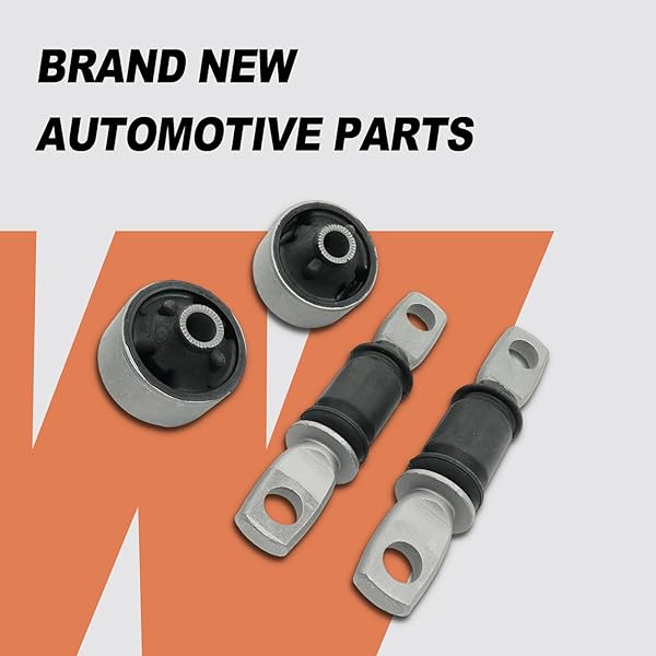 WELLBOX 4PCS SUSPENSION CONTROL ARM BUSHING KIT K90041 COMPATIBLE WITH TOYOTA AVALON 1995-2004 CAMRY 1992-2001 SIENNA XLE 2001-2003 LEXUS ES300 1992-2001 FRONT LOWER POSITION OE 48655-07010