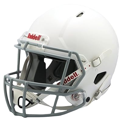Riddell Victor Youth Helmet, White/Gray