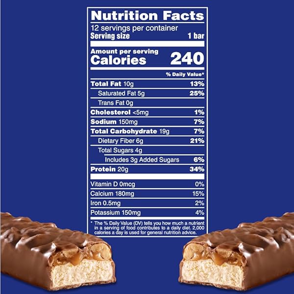 SNICKERS PEANUT & CARAMEL HI PROTEIN BAR, 24.12 OZ, 12 CT BOX