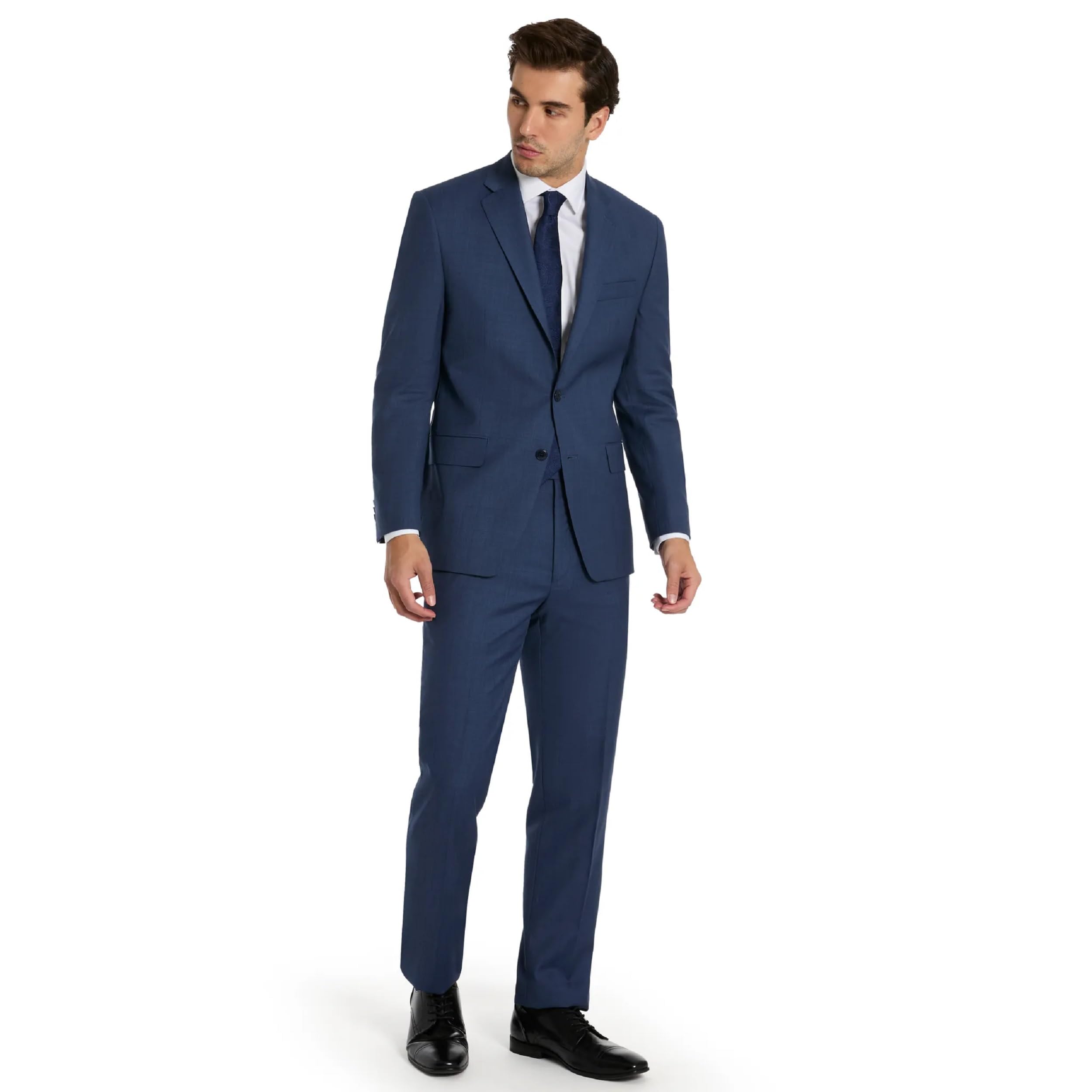 Michael Kors Light Blue Sharkskin Classic Sport Coats|Light Blue,58L