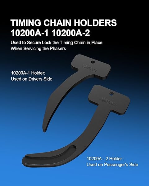 ZOMIYU 3.6 PENTASTAR TIMING TOOL KIT, CAMSHAFT PHASER LOCK SET CAMSHAFT HOLDING & TIMING CHAIN LOCK TOOLS REPLACES 10200A 10202A 10369A COMPATIBLE WITH CHRYSLER DODGE JEEP RAM 3.6L ENGINE (2011-2019)
