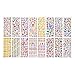 Sinceroduct Stickers 950+ pcs, Teacher Stickers for Kids,16 Different Sheets, 3D Puff Stickers, Sticker Collection Book: Animals, Fishes, Stars, Cakes, Cars, and Tons More,Christmas Stickers.