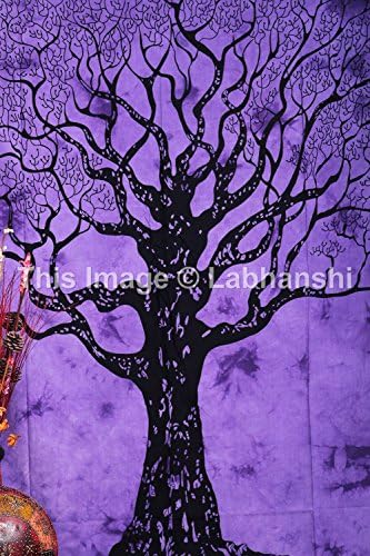Handicrunch Tree of Life Tapestries , Hippie Tapestries , Bohemian Boho Tapestry , Dorm Tapestry ,Wall Tapestries, Tapestry Wall Hanging,wall Art