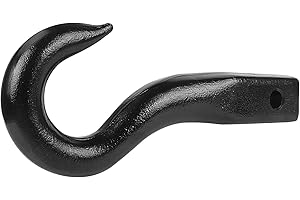 Angcosy Heavy-Duty Forged Steel Tow Hook Trailer Hitch Mount, Capacity 10,000 lbs, Fits for 2-Inch Receiver