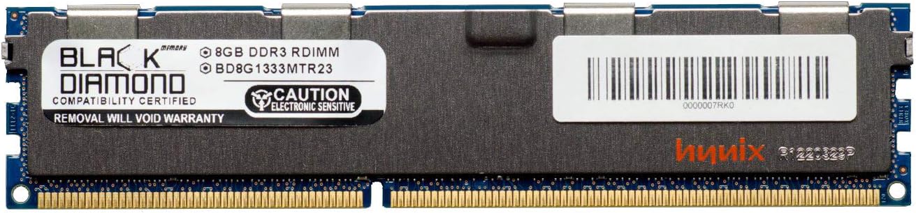 8GB RAM Memory for Compaq HP Z Series Workstations Z620 Workstation Black Diamond Memory Module DDR3 ECC Registered RDIMM 240pin PC3-10600 1333MHz Upgrade