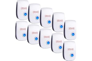 WYEWYE Ultrasonic Pest Repeller 10 Pack Insect Repellent Plug in,Mosquito Repellent,Rodent Repellent Indoor Ultrasonic Pest Control Roach, Mice, Spider Insects Mosquit o Ants Roaches Bug, Mouse