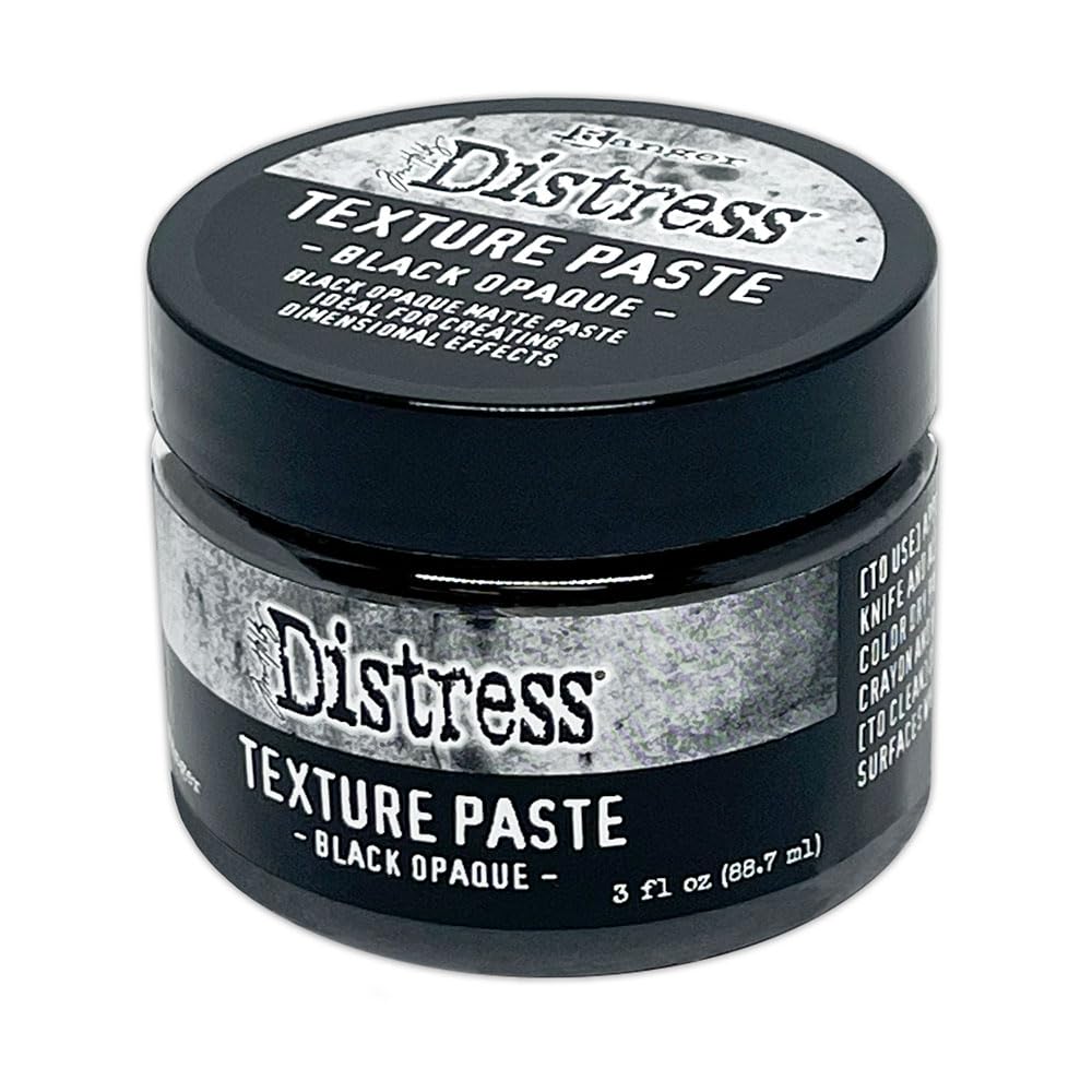 Ranger - Tim Holtz Distress Texture Paste - Black Opaque