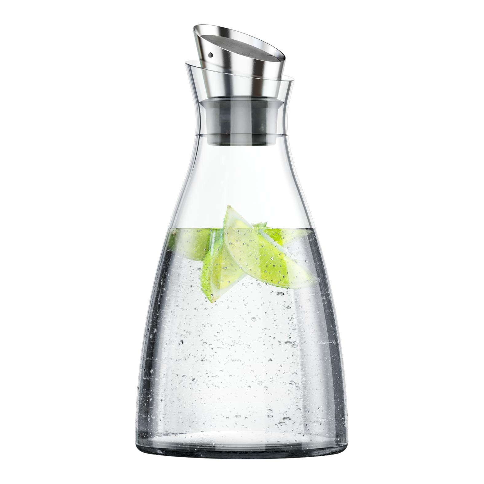 Emsa Flow Cool Carafe, Glass/Stainless Steel, 1 L