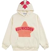 Aelfric Eden Graphic Hoodies for Men Y2K Printed Hoodie Sweatshirt Casual Oversized Long Sleeve Vintage Streetwear Pullover