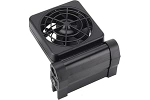 Lvpradior Aquarium Cooling Fan, 1/2/3/4 Head Aquarium Chillers Cooling Fan, 2 Wind Speed Adjustable Aquarium Chillers Fish Ta