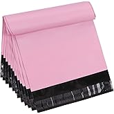 Teqooza 10 x 13.6 inch Pink Poly Mailer Envelopes Shipping Bags with Self Adhesive Strip, Waterproof and Tear-Proof Postal Bags, Pack of 30