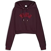 PUMA Womens Classics Play.Paris. Relaxed Hoodie Athletic Outerwear Casual - Black