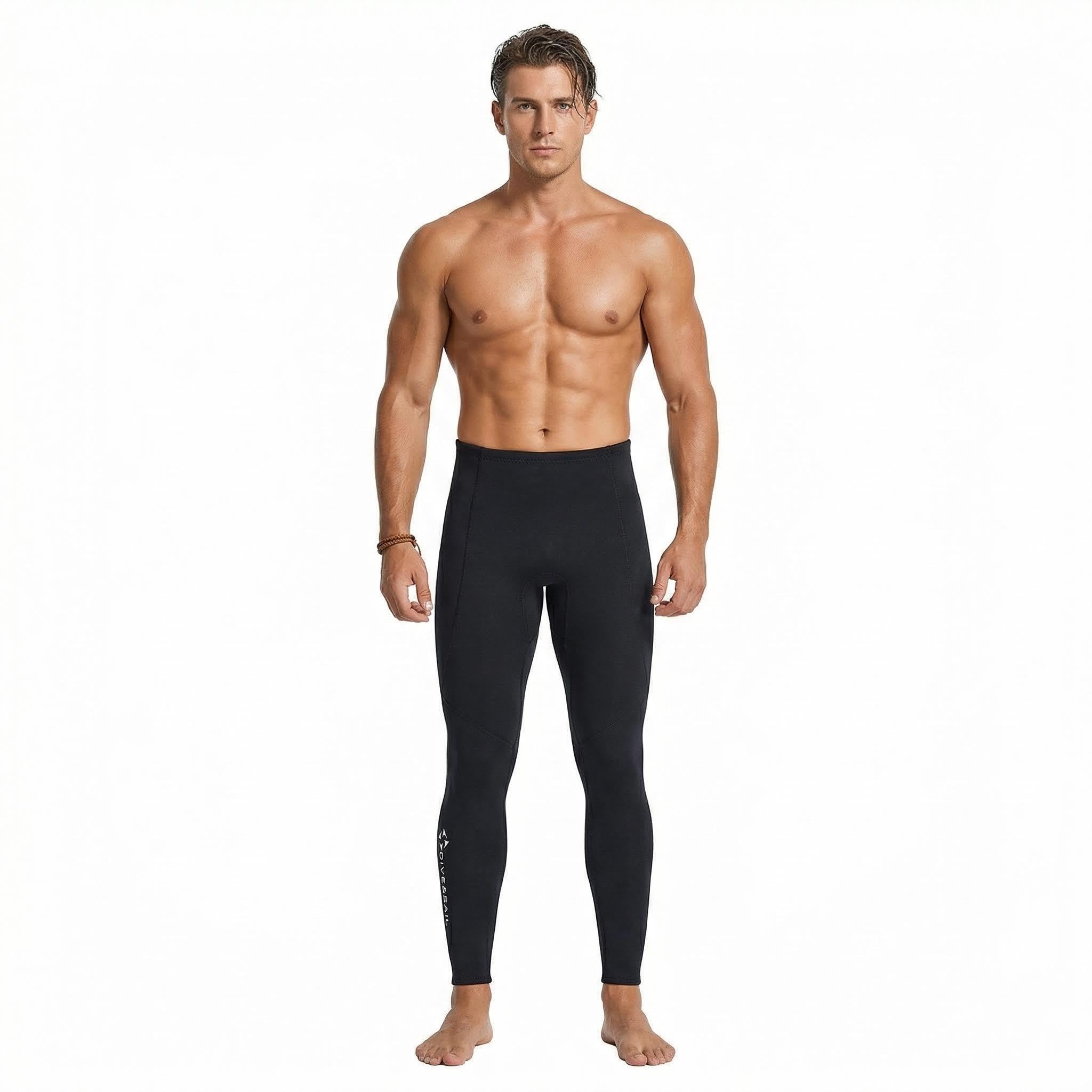EUPTE 2mm Diving Wetsuit Pants Swimming Pants Leggings for Women Men… (MEN, M)