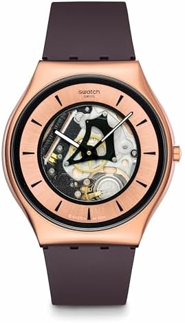 Amazon.com: Swatch Skin Irony 42 Lacquered Unisex Watch Casual