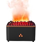 Aromatherapy Diffuser LtYioe Essential Oil Diffuser, Mini Wood-Burning Aroma Diffuser, 160 ML Ultrasonic Cool Mist Aromatherapy Humidifier,7-Colorful Light & Auto-Off, Whisper-Quiet Operation