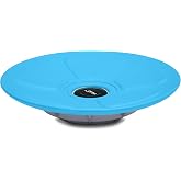 OPTP Pelvic Rocker Core Trainer, Pelvic Floor Training Disc, Blue, 3" x 11" | Core stability &amp; pelvic floor training balance disc &amp; base, hip mobility trainer, SI joint support, pelvic clock exercises