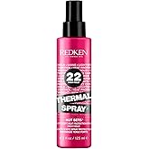 Redken Thermal Spray High Hold, Thermal Setting Mist, All Hair Types, For Curling and Flat Irons, Sets Styles with Lasting Ho
