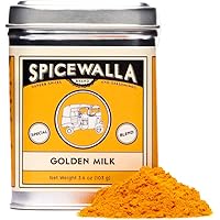 Spicewalla Golden Milk Powder 3.6 oz - Cinnamon, Ginger, Turmeric Drink Tea or Latte Mix