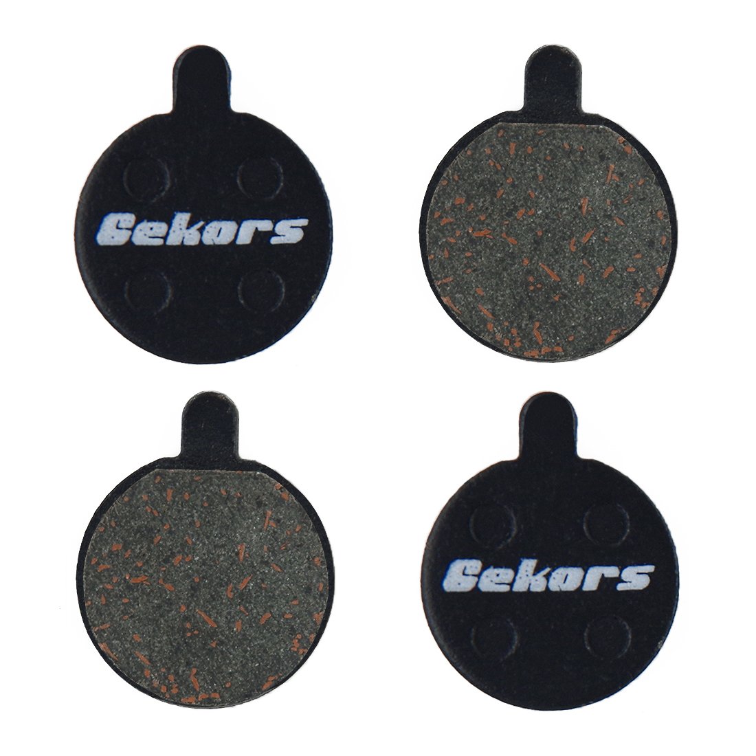 Gekors Semi-Metallic Bicycle Disc Brake Pads for ZOOM DB280/DB350/DB450/DB550/DB650,2 Pairs