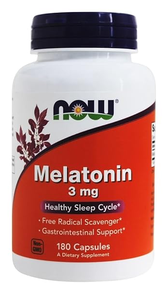 NOW Foods Melatonin 3mg, High Quality (720 Capsules)