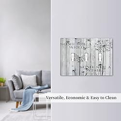 Rustic Gray Wood Barn Dandelion 3 Gang Light Switch