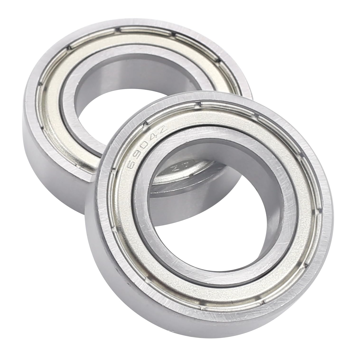 Othmro 2pcs 6904ZZ Deep Groove Ball Bearings, 20mmx37mmx9mm Double Shielded 6904 ZZ Bearing High Carbon Steel GCr15 Bearing P0