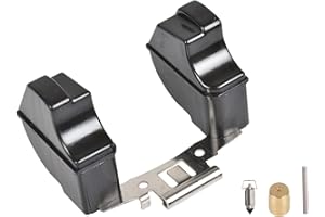 Carburetor Float Valve Pin Needle Seat Set Replacement for Yamaha Bear 250 1999-2004 Big Bear 350 1996-1999 YFM250 YFM350 YFM