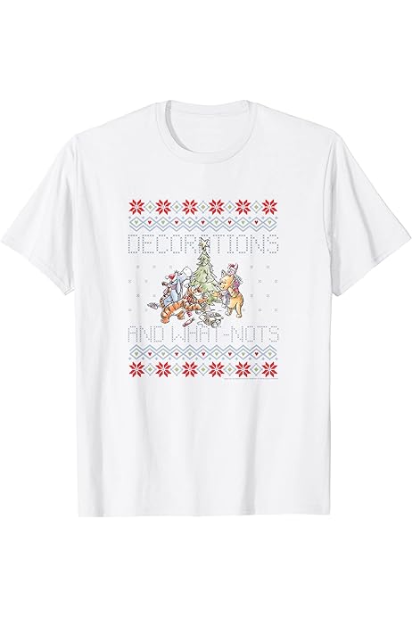 pooh bear ugly christmas sweater