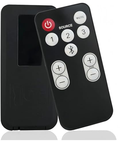 Universal Remote For Polk Audio FR1 Soundbar & Surroundbar 2000 - Replacement Controller