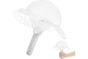 ibasenice Wedding Flower Bouquet Holder Foam Floral Handle DIY Bridal Bouquet Holder for Bride Floral