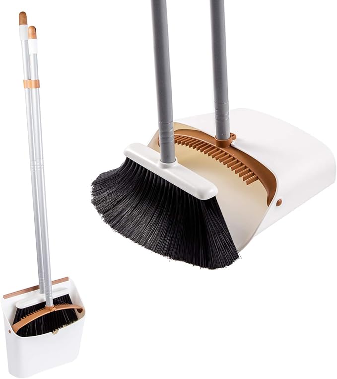 Set Scopetta E Paletta Relaxdays - In Bambù E Plastica Per Pulizia Casa, Campeggio E Auto, 36x25x6 Cm - Foto 3