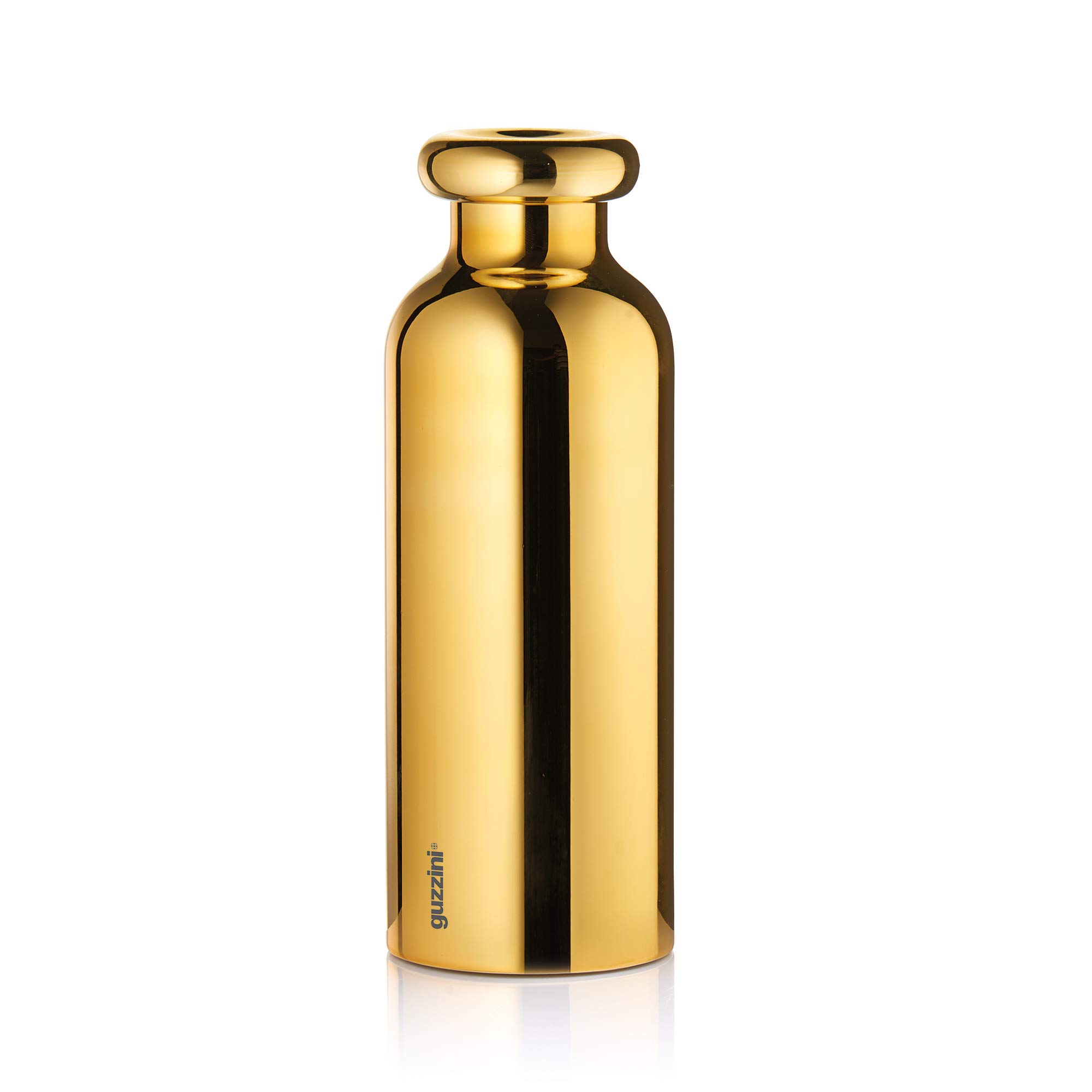 Guzzini On The Go Thermal Travel Bottle, Spalvieri & Del Ciotto, Ø 7.3 x h21.2 cm, 500cc, Gold