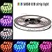 econoLED 12V Flexible SMD 5050 RGB LED Strip Lights, LED Tape, Multi-Colors, 300 LEDs, Non-Waterproof, Light Strips, Color Changing, Pack of 16.4ft/5m Strips