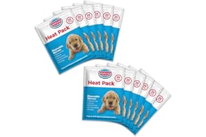 Snuggle Puppy Replacement Heat Packs - 12 Odourless, Long Lasting Disposable Warmers Made with All Natural Ingredients