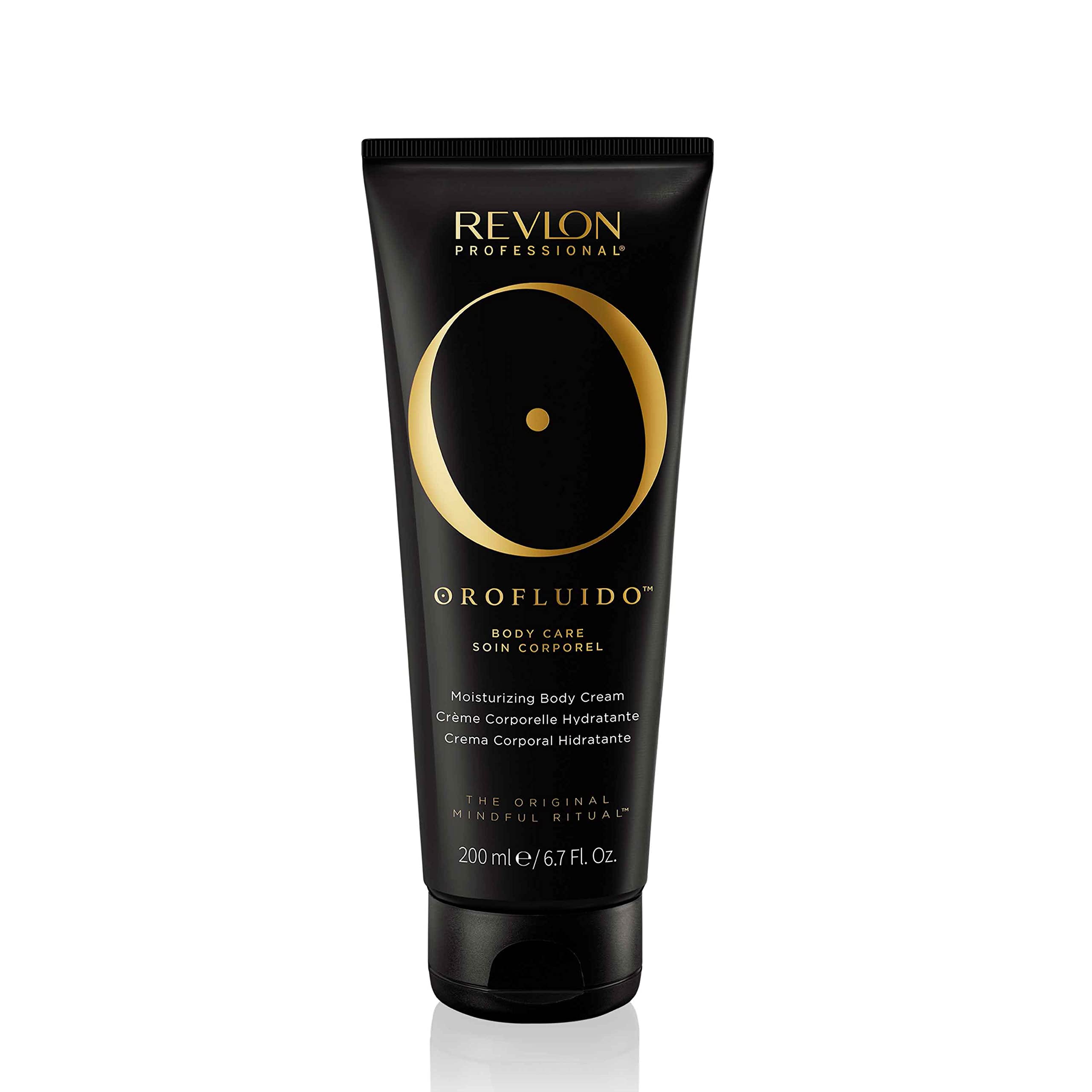 Revlon Professional OROFLUIDO MOISTURIZING BODY CREAM, Argan Oil Body Cream, Vegan Body Cream – 200 ml