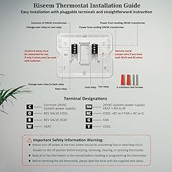 NonProgrammable Thermostat for House, Single-Stage