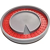 ZAVHOZ Bees Feeding Bowl Bee Feeder Hive Water Drinker Sugar Syrup Drinking Dispenser Tool Plastic Mesh Dish Beehive Apiary Accessory Beekeeping Honey Production (Gray)