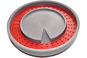 ZAVHOZ Bees Feeding Bowl Bee Feeder Hive Water Drinker Sugar Syrup Drinking Dispenser Tool Plastic Mesh Dish Beehive Apiary Accessory Beekeeping Honey Production (Gray)