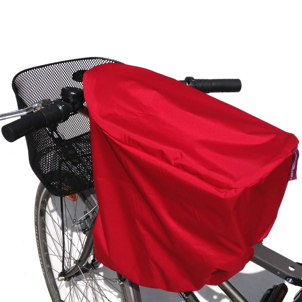 NICE ’N’ DRY - Rain Cover for front-mounted Child Bike Seats – red
