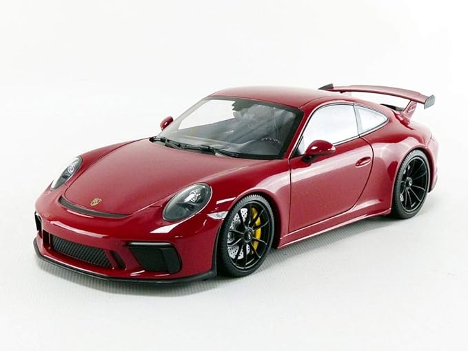 Amazon ミニチャンプス 1 18 ポルシェ 911 Gt3 17 レッド ブラックホイール プラモデル 通販