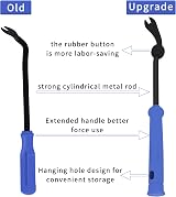 Wetado 9pc Auto Trim Removal Tools Kit Car Panel Fastener Remover Blue view 3
