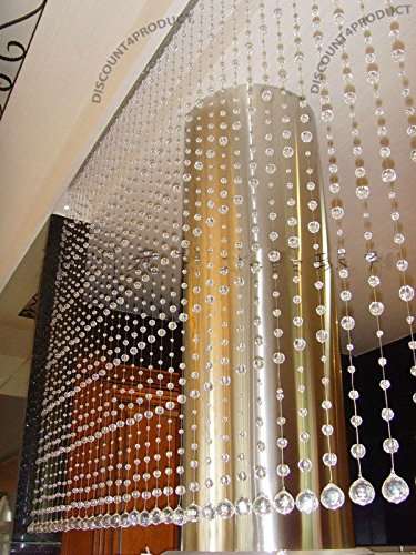 Buy Discount4product Modern 20 Strings Acrylic String Curtain