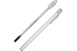 SP SCIENCEWARE SP Bel-Art, H-B Enviro-Safe Liquid-In-Glass Pocket Laboratory Thermometer; -5 to 50C, Closed Metal Case, Environmentally Friendly (B60570-1400)