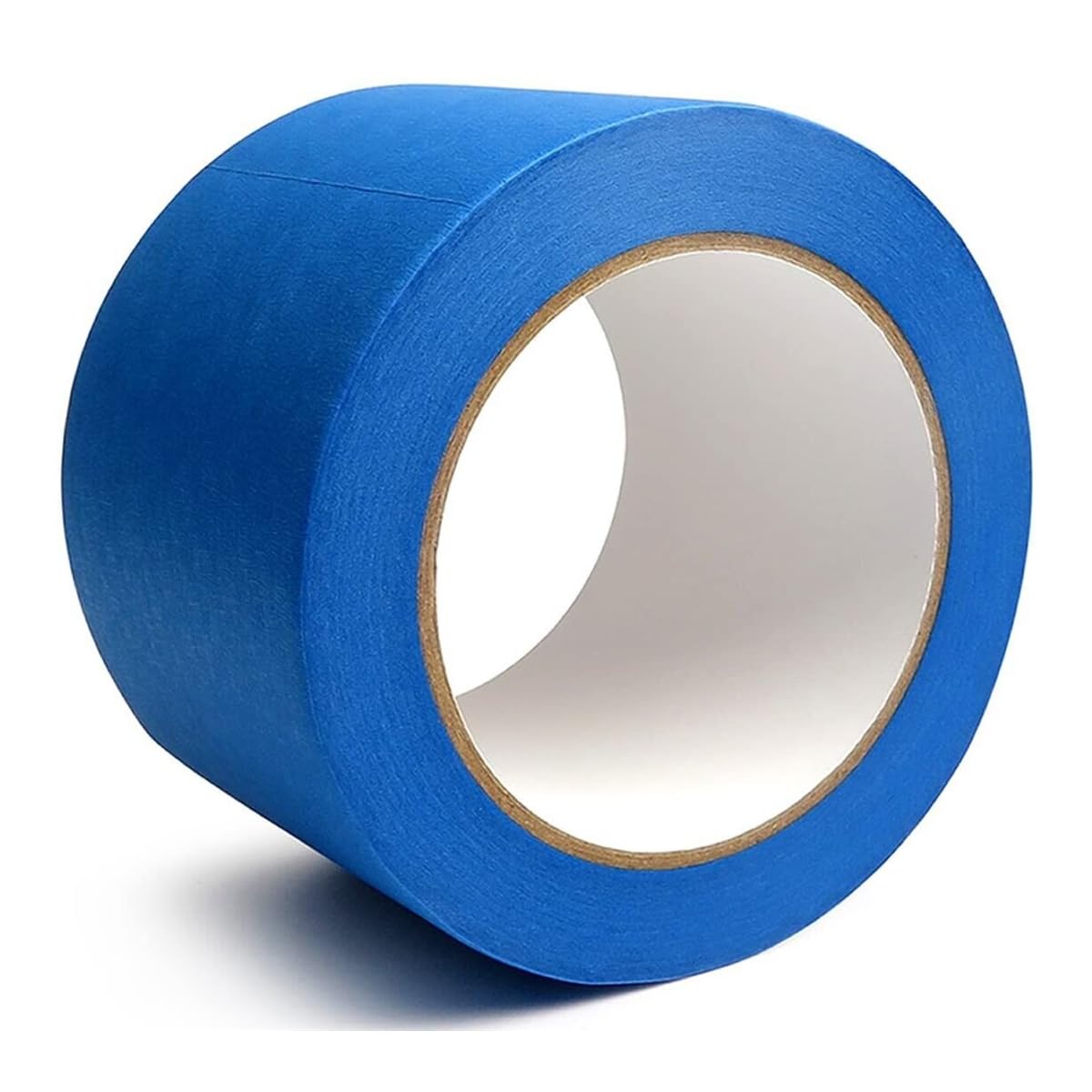 Inanhoo Blue Masking Tape 50mm for Artists Painting Wall Art, Easy to Peel, 50mm x 50m, 1 Roll/Pack