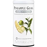 The Republic of Tea – Pineapple Guava 100% White Tea Bags, Steeps 50 Low-Caffeinated Cups