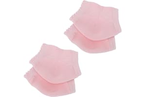 Beaupretty Moisturizing Elbow Covers 2 Pairs Gel Treatment for Dry Cracked Skin Exfoliating Elbow Wraps Breathable Protective