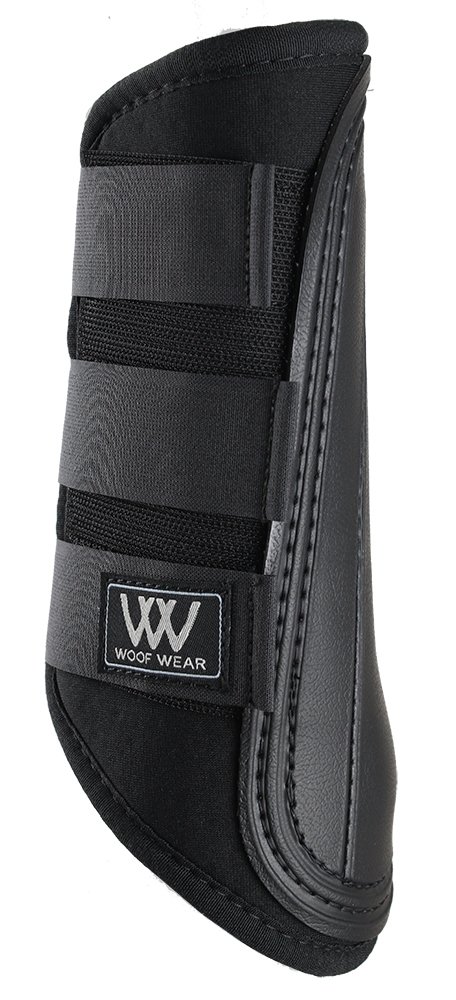 Woof Wear Single Lock Brushing Boot - Black, Medium/Extra Wide