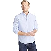 UNTUCKit Wrinkle-Free Long Sleeve Solid Color Button Down Dress Shirt for Men