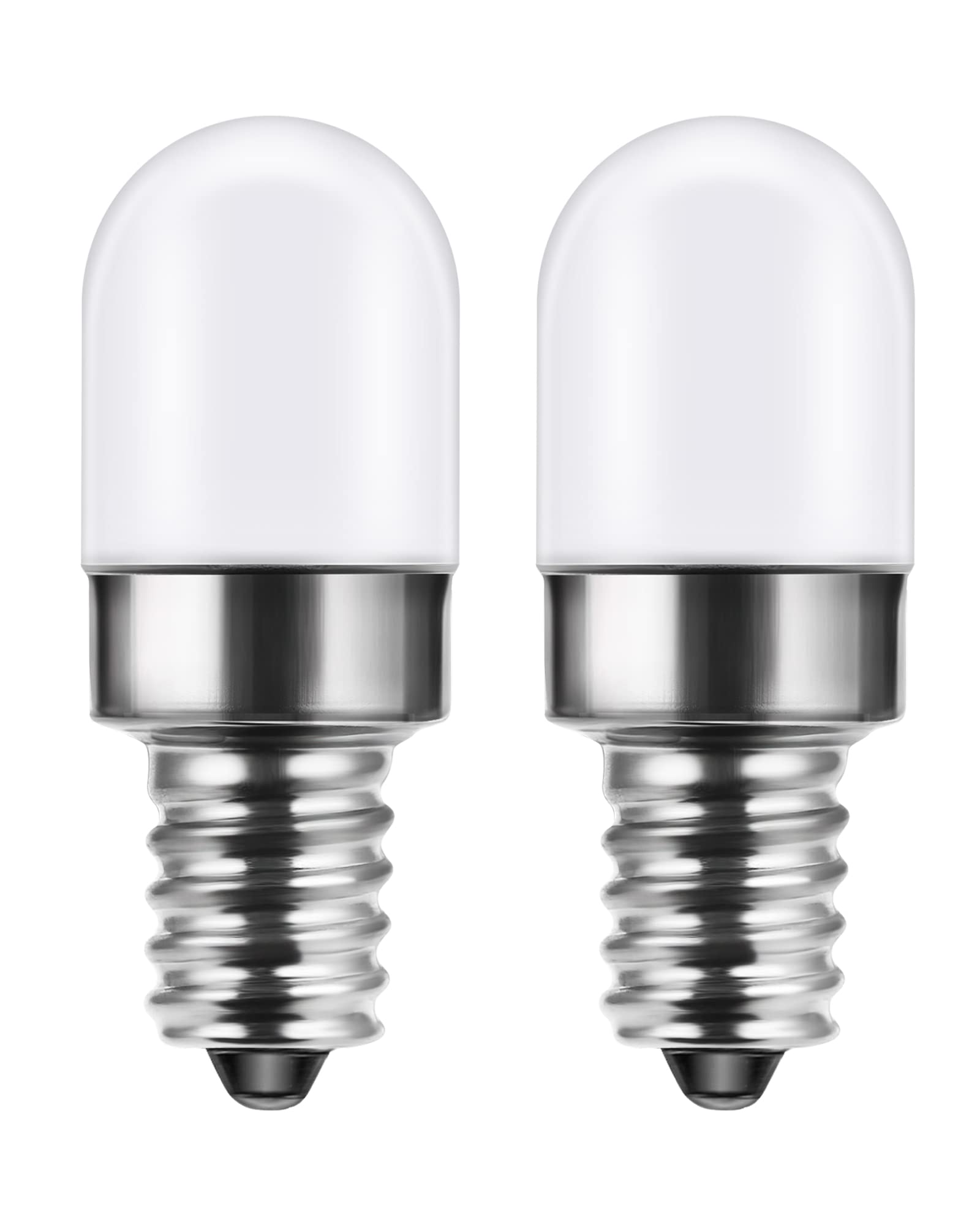 LED Fridge Bulb E14, 1.5W SES E14 Small Edison Screw Bulbs 15W Equivalent, 2700K Warm White, Fridge Light Bulbs for Refrigerator, Salt lamp, Sewing Machine, Pack of 2 — image 1