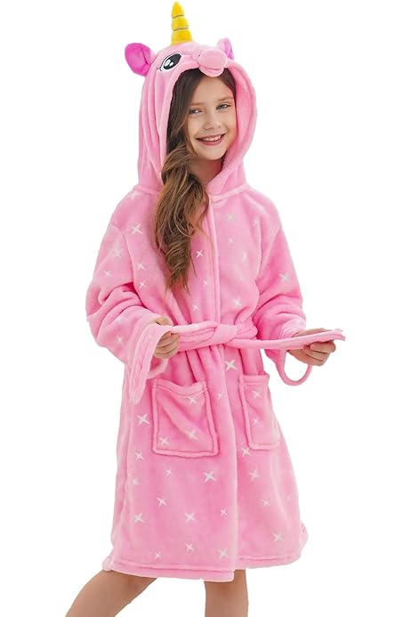 Baño Para Niña Bata De Unicornio NiÃ±a Bebés Batas De Toalla Para NiÃ±